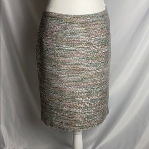 Ann Taylor Lined Tweed Skirt